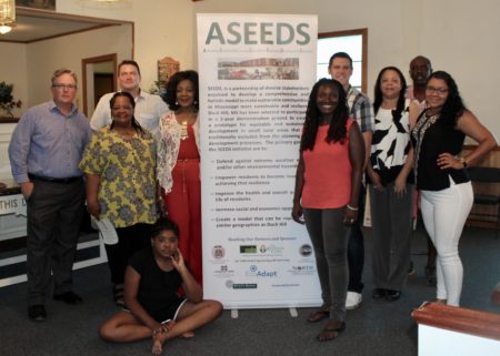 Members of ASEEDS (Achieving Sustainability through Education and Economic Development Solutions) in Duck Hill, MS.