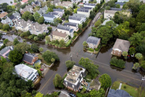 Image of flooded areas in Charleston, SC