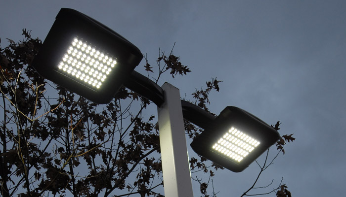 LEDs improve energe efficiency in Fayetteville, Arkansas