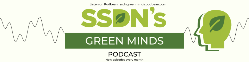 SSDN's Green Minds Podcast LinkedIn Banner (5)