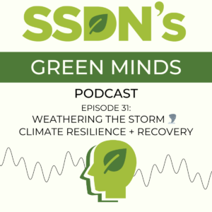 Weathering the storm podcast graphic