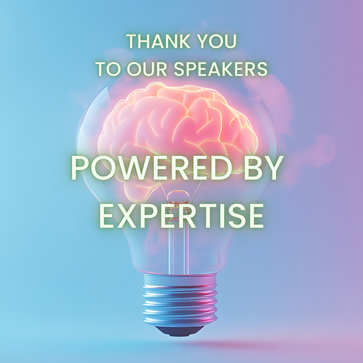 light bulb with text that says powerd by expertise