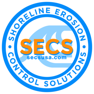 SECS blue and orange logo