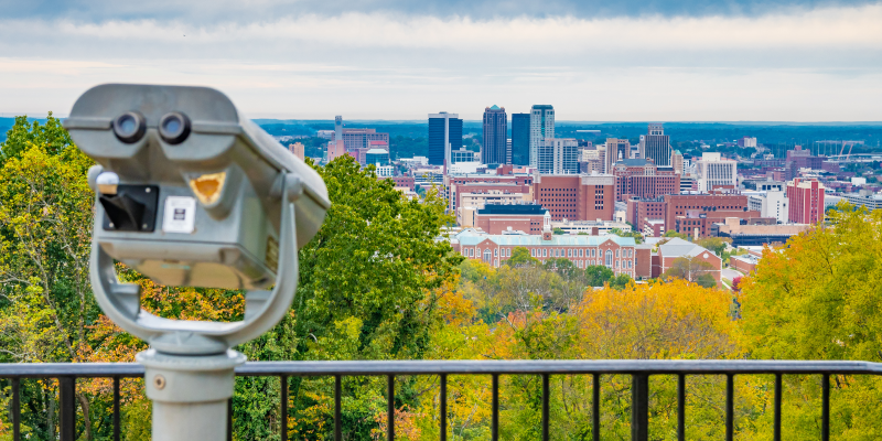 skyline of birmingham alabama
