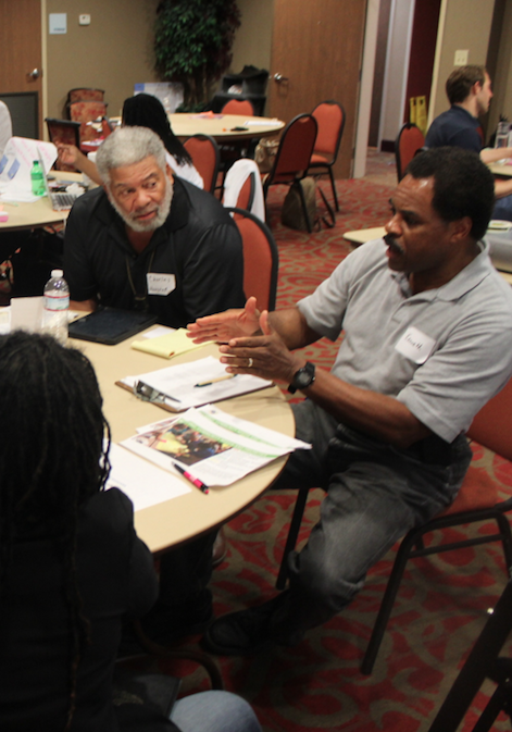 Community members work together on solving flooding issues in Duck Hill, MS.